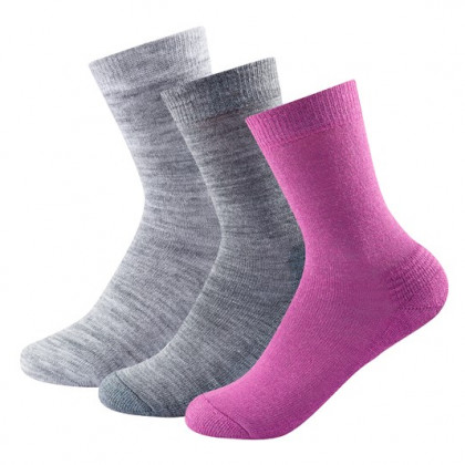 Dámské ponožky Devold Daily Medium Woman Sock 3pk mix barev anemone mix