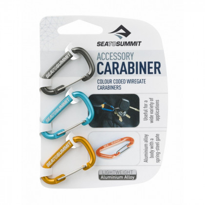 Допоміжний карабін Sea to Summit Carabiner 3ks кольоровий мікс
