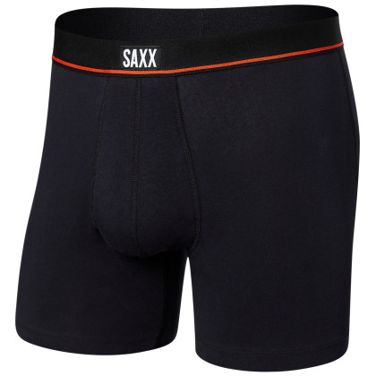 Боксерки Saxx Non-Stop Stretch Cotton Boxer Brief Fly чорний