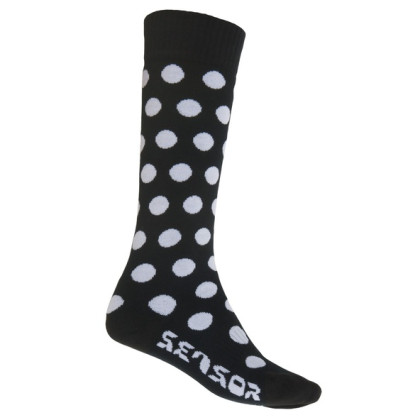 Ponožky Sensor Thermosnow Dots černá