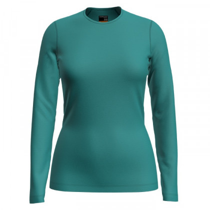 Жіноча футболка Icebreaker W 200 Oasis LS Crewe зелений