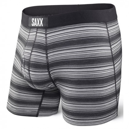 Boxerky Saxx Ultra Boxer Fly Black ombre stripe černá black ombre stripe