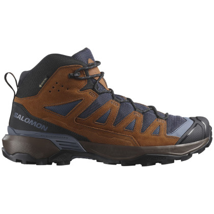 Чоловічі черевики Salomon X Ultra 360 Leather Mid Gore-Tex синій Blue Nights / Caramel Cafe / Grisaille