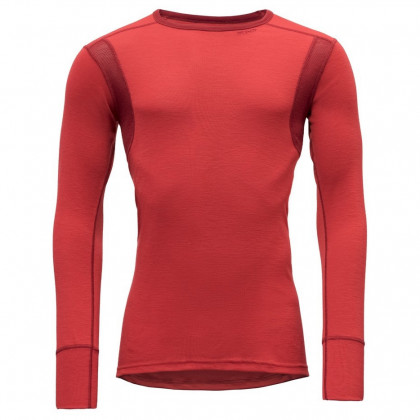 Pánské triko Devold Hiking Man Shirt Chilli červená Chilli