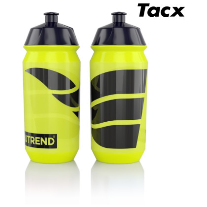 Велосипедна пляшка Nutrend Láhev 2019 Tacx 0,5l жовтий/чорний