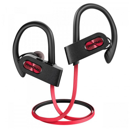 Sportovní bluetooth sluchátka MPOW Flame 2 černá/červená black-red