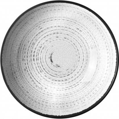 Тарілка Brunner Tivoli Deep plate білий/чорний
