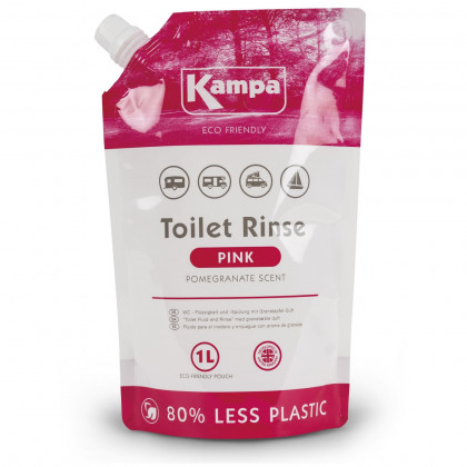 Наповнювач для хімічного туалету Kampa Pink Toilet Rinse Eco 1L рожевий
