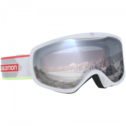 Lyžařské brýle Salomon Sense White Corail Neon