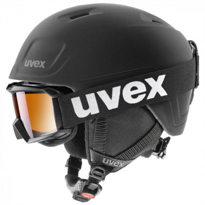 Гірськолижний шолом Uvex Heyya Pro Set чорний