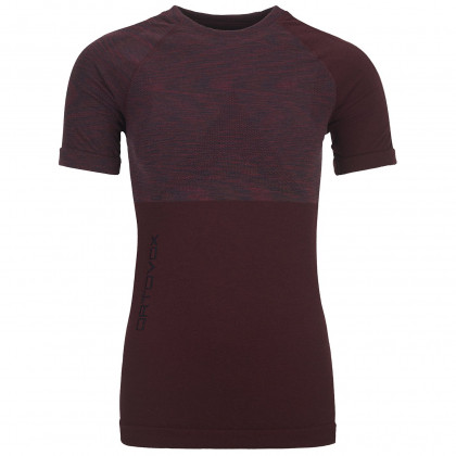 Жіноча футболка Ortovox Competition Short Sleeve W бордовий darkwineblend
