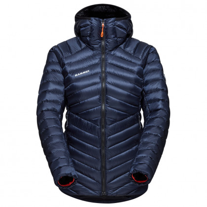 Жіноча пухова куртка Mammut Broad Peak IN Hooded Jacket Women синій/помаранчевий