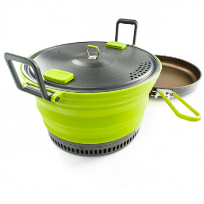 Каструля GSI Outdoors Escape Set 3 L Pot + Fry Pan світло-зелений