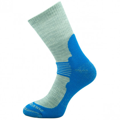 Шкарпетки Zulu Merino сірий/синій