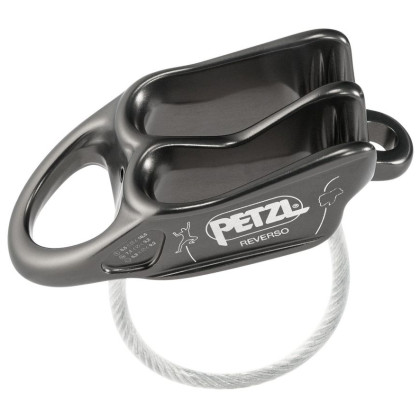 Víceúčelová jistící brzda Petzl Reverso šedá grey