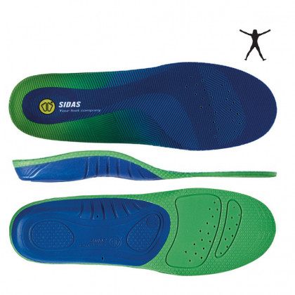 Устілки для взуття Sidas Comfort 3D синій/зелений