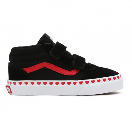 Дитячі черевики Vans My Ward Mid V чорний/червоний