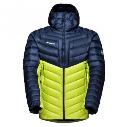Чоловіча зимова куртка Mammut Broad Peak IN Hooded Jacket M жовтий/синій