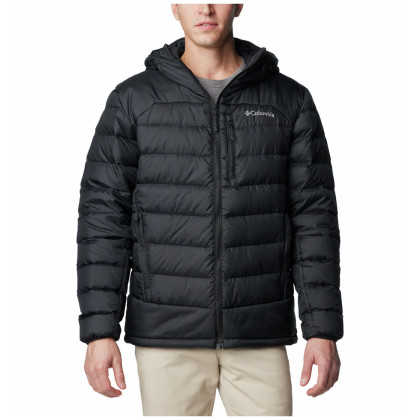 Чоловіча зимова куртка Columbia Autumn Park™ II Down Hooded Jacket чорний Black