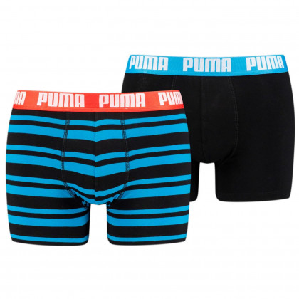 Чоловічі боксери Puma Heritage Stripe Boxer 2P кольоровий мікс