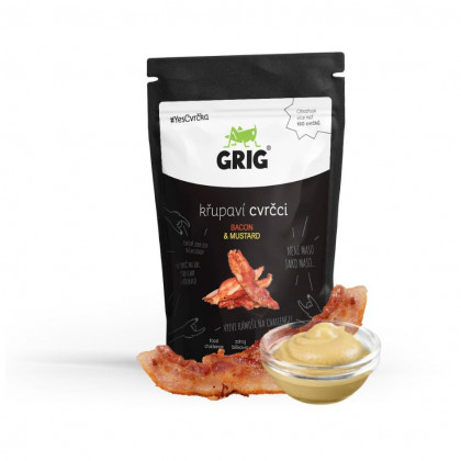 Їстівні цвіркуни Grigs Bacon & Mustard