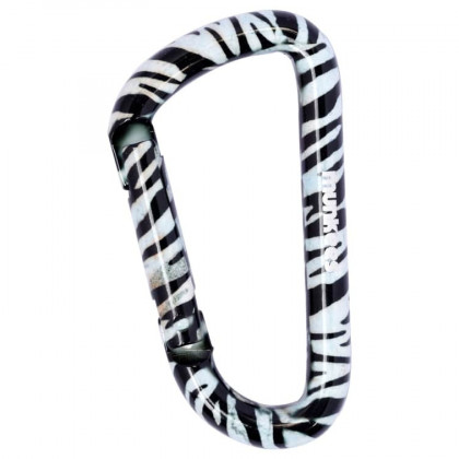 Карабін Munkees Zebra чорний/білий