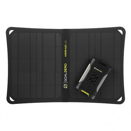 Набір із сонячною батарейкою Goal Zero Venture 35/Nomad 10 Solar Kit чорний