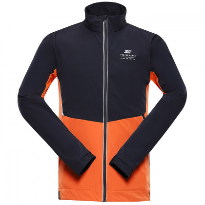 Чоловіча софтшелова куртка Alpine Pro Tych синій/помаранчевий