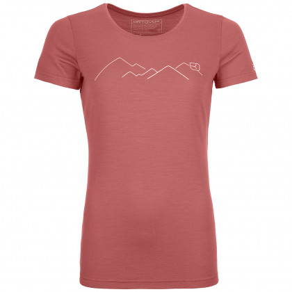 Жіноча футболка Ortovox Merino Mountain Ts W рожевий blush