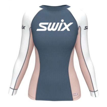 Жіноча футболка Swix RaceX Lake Blue синій/білий