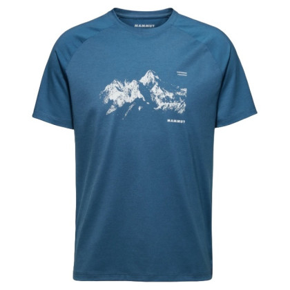 Чоловіча футболка Mammut Mountain T-Shirt Men 8035m синій deep ice