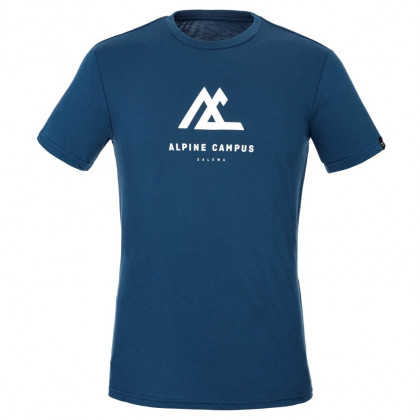 Чоловіча футболка Salewa M Geometric S/S Tee темно-синій