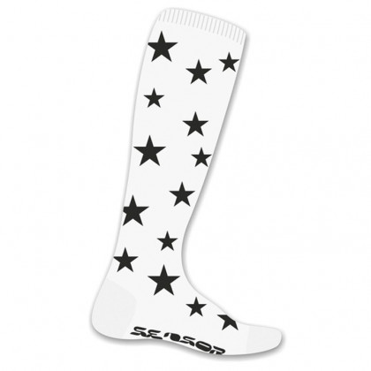 Ponožky Sensor Thermosnow Stars bílé bílá