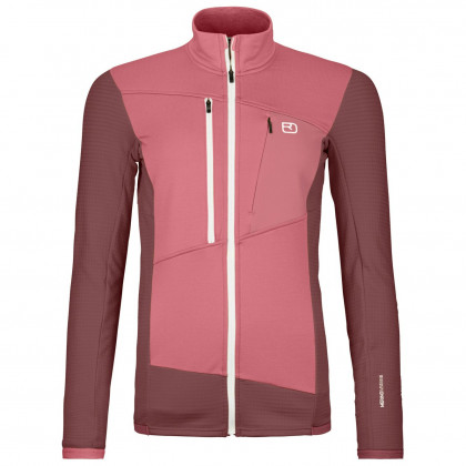 Жіноча функціональна толстовка Ortovox Fleece Grid Jacket W рожевий
