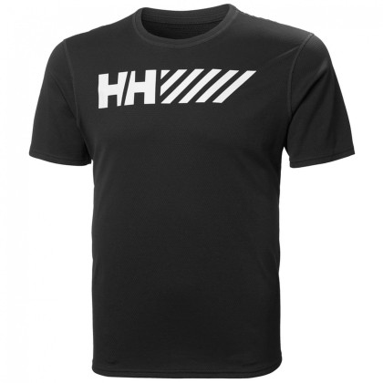 Чоловіча футболка Helly Hansen Lifa Tech Graphic Tshirt чорний