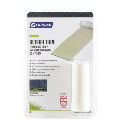 Самоклеючі пластирі Outwell Repair Tape Ripstop сірий