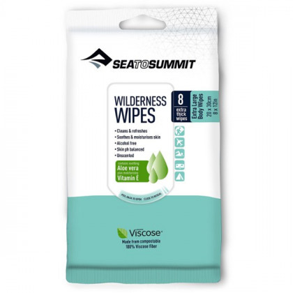 Серветки для прання Sea to Summit Wilderness Wipes XL 20 x 30cm (8pcs)
