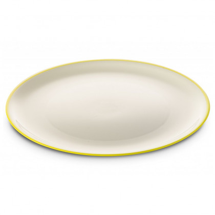 Тарілка Omada SANALIVING Dinner Plate 24xh2cm бежевий/зелений