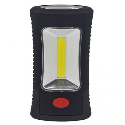 Світлодіодний ліхтарик Solight 3W COB + 3 SMD LED чорний