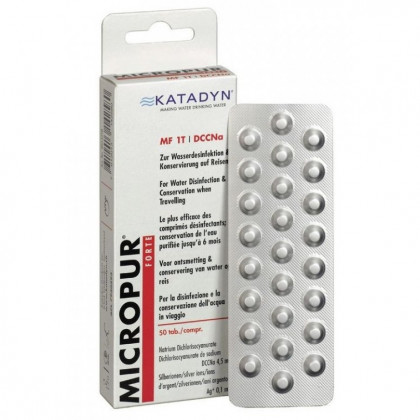 Дезінфікуючі таблетки Katadyn Micropur Forte MF 1T (2021)