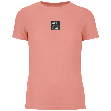 Жіноча футболка Ortovox 185 Merino Square T-shirt Women's рожевий Bloom