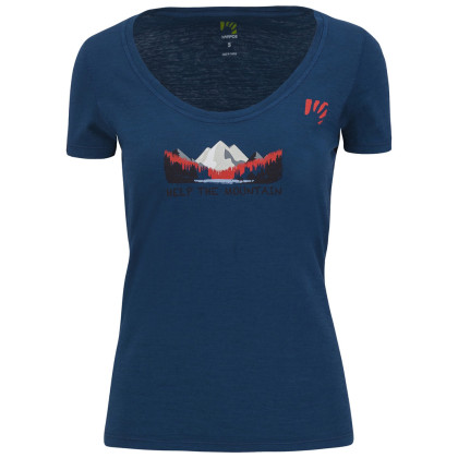Жіноча футболка Karpos Ambretta W T-Shirt синій