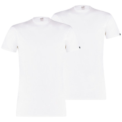 Чоловіча термофутболка Puma Basic 2P Crew Tee білий White