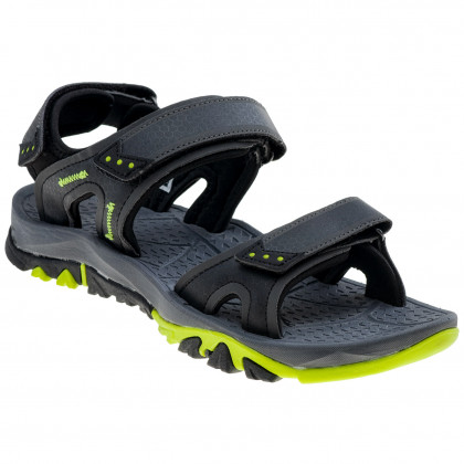 Pánské sandály Elbrus Lidden černá Black/Dark Grey/Lime