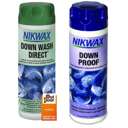 Засіб для догляду  Nikwax Down wash direct + Down Proof 2x 300ml