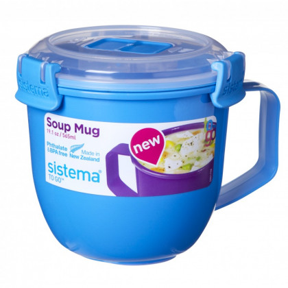 Hrnek Sistema Microwave Small Soup Mug Color modrá