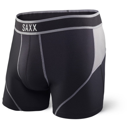 Боксерки Saxx Kinetic Boxer Black/Steel сірий Black/Steel