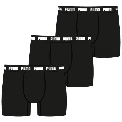 Чоловічі боксери Puma Everyday Boxers 3P чорний Black