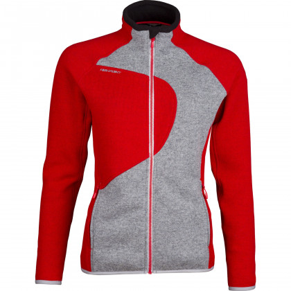 Dámský svetr High Point Skywool 3.0 Lady Sweater červená/šedá red/grey