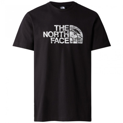 Чоловіча футболка The North Face M S/S Woodcut Dome Tee чорний